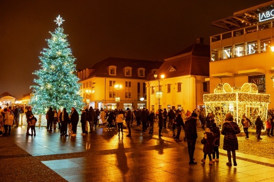 2024.12.08 - Spotkanie z Mikołajem z Rovaniemi na Rynku Kościuszki