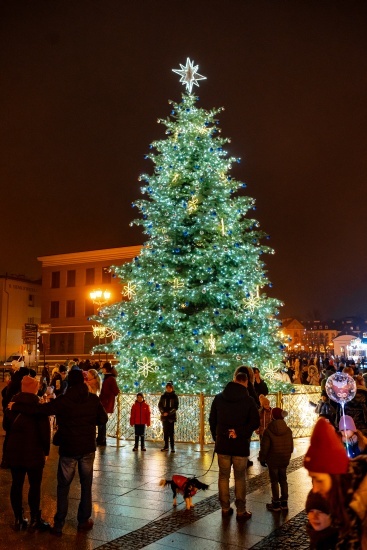 2024.12.08 - Spotkanie z Mikołajem z Rovaniemi na Rynku Kościuszki