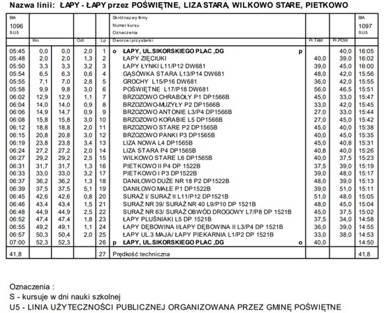 Nowe linie autobusowe w Łapach