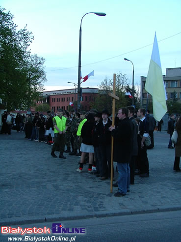 Marsz miesiąc po śmierci Jana Pawła II