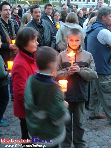 Marsz miesiąc po śmierci Jana Pawła II