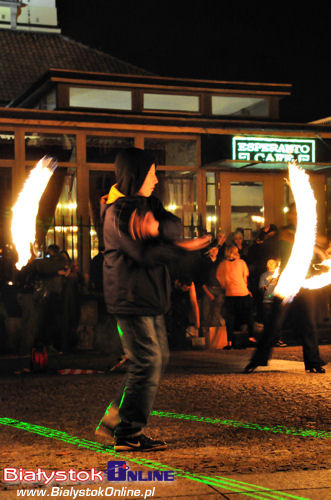 Fireshow na Rynku Kościuszki