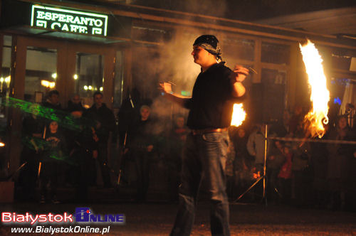 Fireshow na Rynku Kościuszki