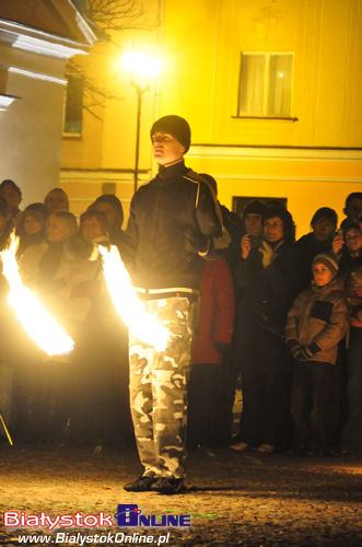 Fireshow na Rynku Kościuszki