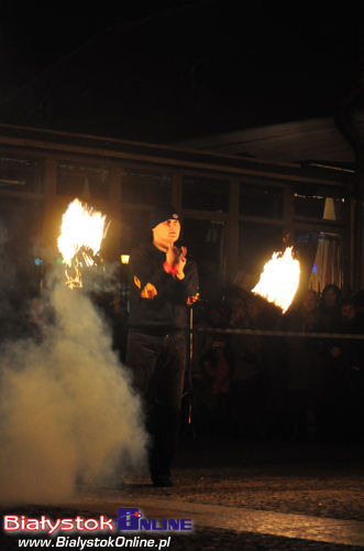 Fireshow na Rynku Kościuszki