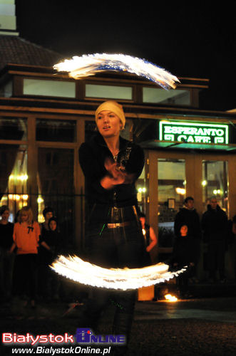 Fireshow na Rynku Kościuszki