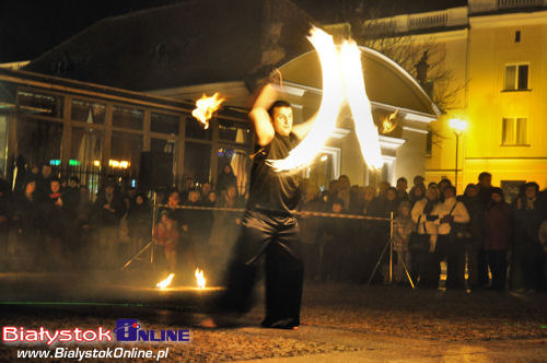 Fireshow na Rynku Kościuszki