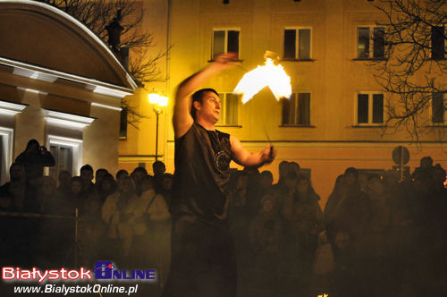 Fireshow na Rynku Kościuszki