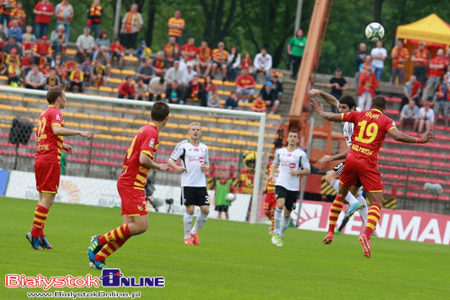 Mecz Jagiellonia Białystok - Legia Warszawa