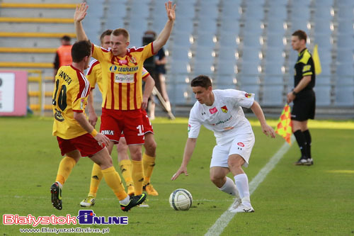 Mecz Korona Kielce - Jagiellonia Białystok