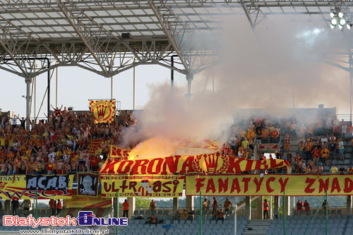 Mecz Korona Kielce - Jagiellonia Białystok