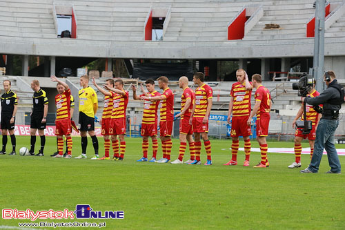 Mecz Jagiellonia Białystok - Śląsk Wrocław