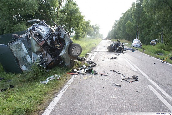 Tragiczny wypadek w miejscowości Podbagny