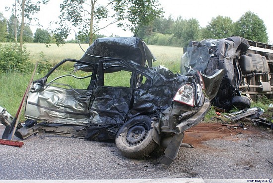 Tragiczny wypadek w miejscowości Podbagny