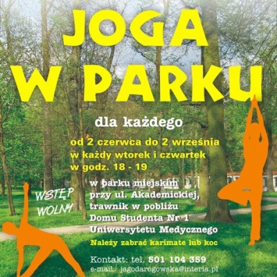 Joga w parku dla każdego