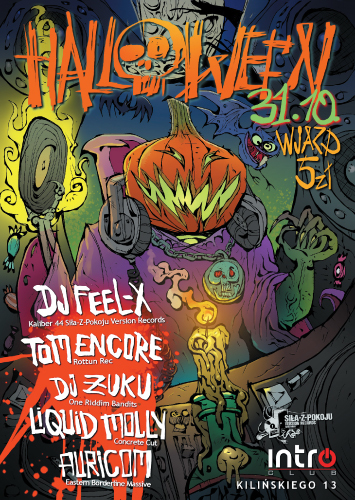 Dj Feel-x i Tom Encore, czyli Halloween w nowej odsłonie klubu Intro