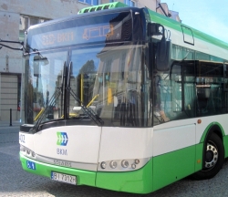 Zderzenie autobusów na Piastowskiej