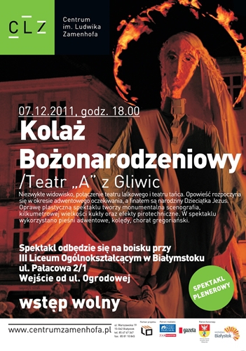 Kolaż Bożonarodzeniowy. Teatr A z Gliwic ze spektaklem w Białymstoku