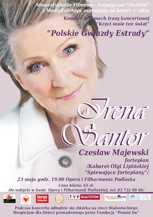 Irena Santor z recitalem największych przebojów. Koncert w OiFP