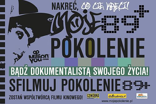 Projekt Moje 89 Pokolenie. Zostań dokumentalistą swojego życia