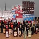 Alkohol, papierosy i paliwo przemycane z Białorusi