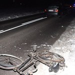 Zmarł rowerzysta potrącony przez samochód