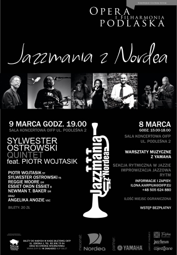 Zasmakuj w jazzie najwyższej próby. Koncert i warsztaty w Operze