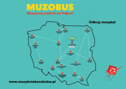 Muzyczny autobus odwiedzi kilkanaście miast w kraju