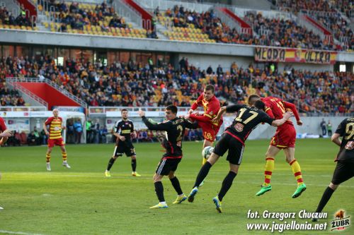 Jagiellonia Białystok - Korona Kielce. Remis w derbowym pojedynku