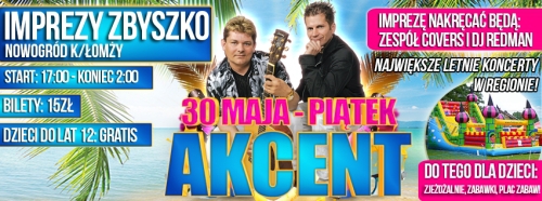 Koncert zespołu Akcent z okazji Dnia Dziecka