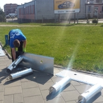 Rozpoczął się montaż nowych stacji rowerowych w Białymstoku