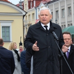 Jarosław Kaczyński kończy w Białymstoku kampanię PiS