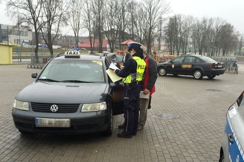 Policja skontrolowała taksówki. Posypały się mandaty