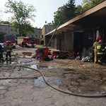 Pożar przy Uniwersyteckim Szpitalu Klinicznym w Białymstoku