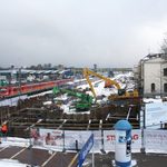 Przebudowa dworca PKP w Białymstoku. Prace postępują z dnia na dzień [ZDJĘCIA]