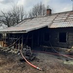 Tragiczny pożar koło Zabłudowa. W domu znaleziono spalone zwłoki mężczyzny