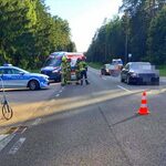 Motocyklista potrącił na przejściu dwóch pieszych