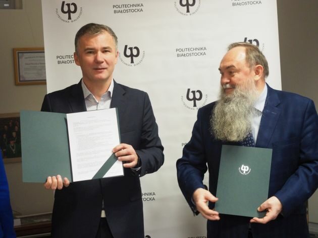 Politechnika Białostocka podpisała porozumienie z kolejną firmą. Będą praktyki i staże