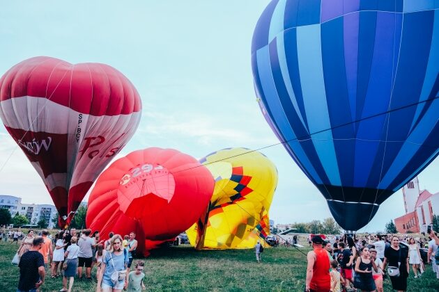 Niebem nad Białymstokiem zawładnęły balony. Co jeszcze w programie Fiesty? [ZDJĘCIA]