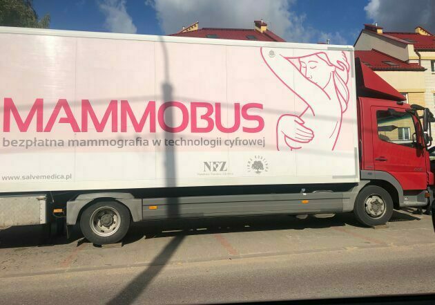  "Skorzystaj z profilaktycznej mammografii"– sierpniowe postoje mammobusów