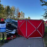 Śmiertelny wypadek na podlaskiej drodze. Nie żyje jedna osoba 