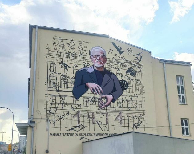 W mieście pojawił się nowy mural. Przedstawia ważną postać dla białostockiej kultury