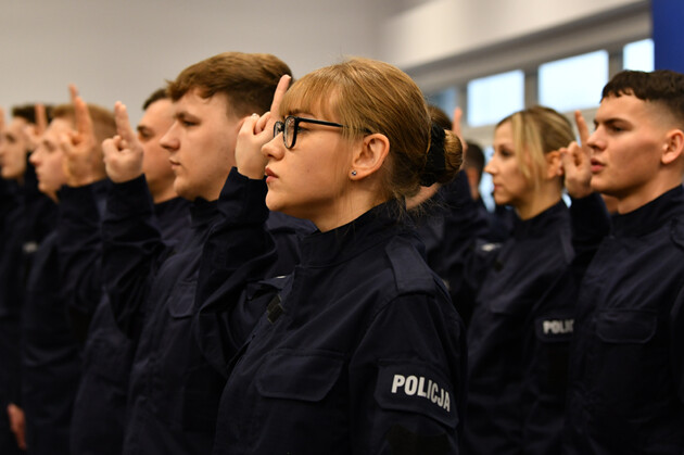 Podlaska Policja wzmocniona. 36 nowych funkcjonariuszy rozpoczyna służbę