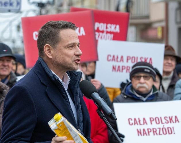 Rafał Trzaskowski odwiedził województwo podlaskie. Zrobił zakupy w sklepie Chorten