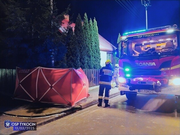 Tragiczny pożar w Tykocinie. Nie żyje 50-latka