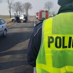 Wypadek na DK 66. Jedna osoba trafiła do szpitala