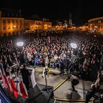 Sławomir Mentzen w Białymstoku. Przyciągnął tłumy