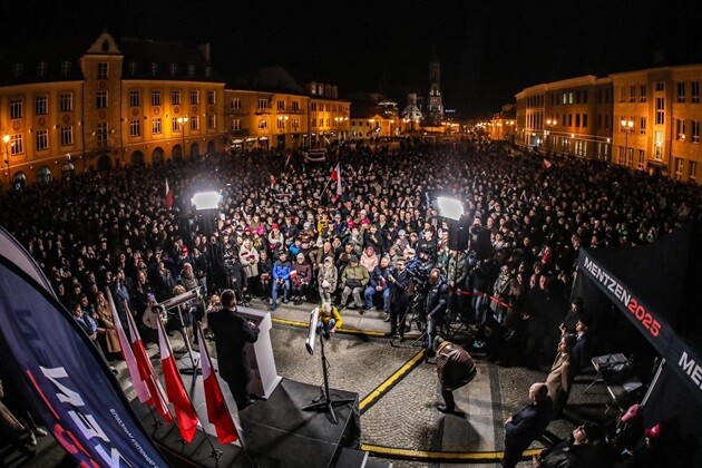 Sławomir Mentzen w Białymstoku. Przyciągnął tłumy