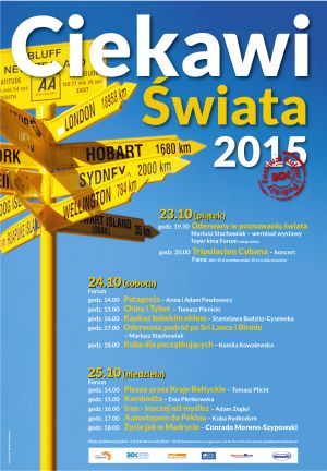 Festiwal Kultur i Podróży "Ciekawi Świata" 2015!