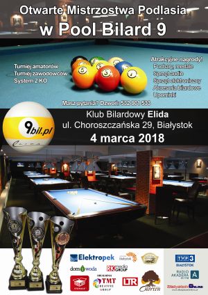 Otwarte Mistrzostwa Podlasia w Pool Bilard 9